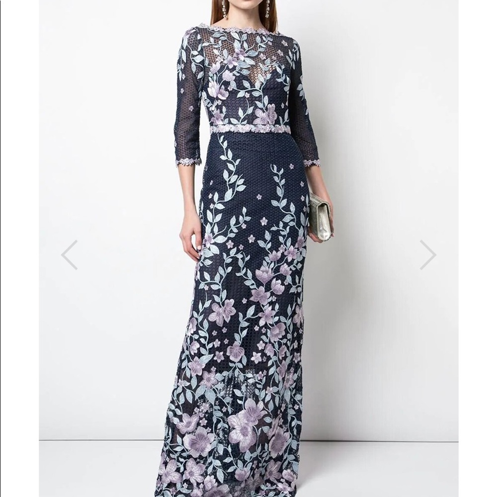 PRICE DROP! Marchesa Notte Guipure Gown NWOT